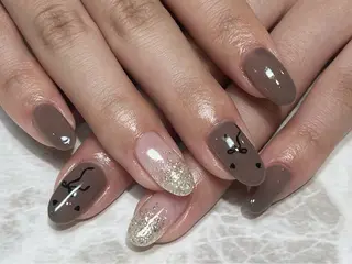 ネイル 志形 彩音のネイルデザイン