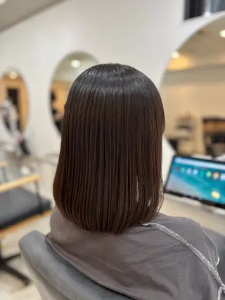 ミディアム memories銀座所属・ボブ/透明感カラー/ 艶髪/azumiのヘアスタイル