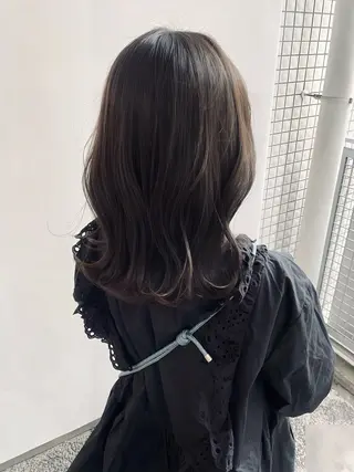 ミディアム カラー Large 都筑雅人のヘアスタイル