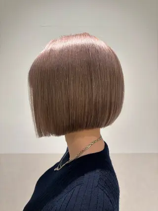 ショート カラー ヘアアレンジ 押切 響　のヘアスタイル