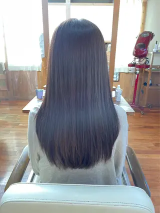 ロング カラー 川田 理紗子のヘアスタイル