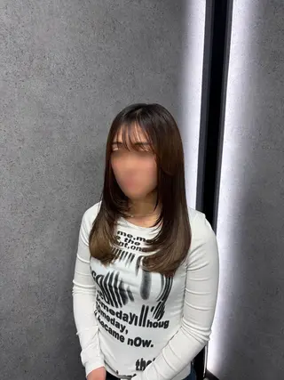 セミロング 窪田 琉空のヘアスタイル