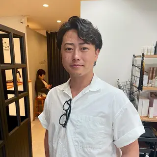 ショート パーマ メンズ 堀江将太朗/恵比寿/ メンズカットのヘアスタイル