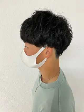 ショート パーマ メンズ 【東北メンズヘア1 位受賞🥇】本間祐太のヘアスタイル