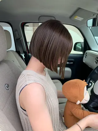 ショート longtemps所属・カワサキ マホのヘアスタイル