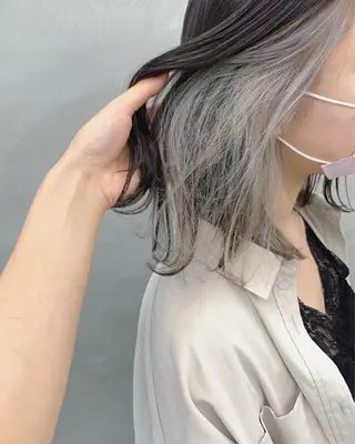 ミディアム カラー suu所属・🐝 hachi🐝のヘアスタイル