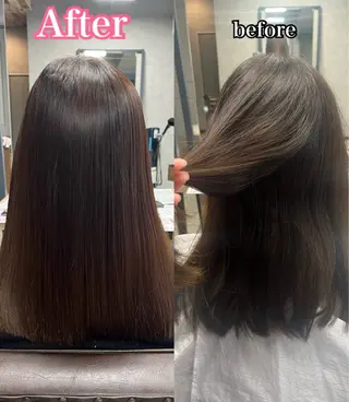 セミロング KAEDE🎀 ジャニオタ美容師のヘアスタイル