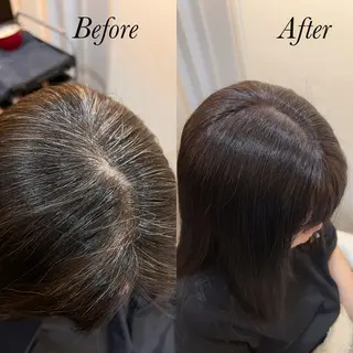 カラー 國友 亜純のヘアスタイル