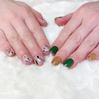 カラー ネイル Cozy_ ilumのネイルデザイン