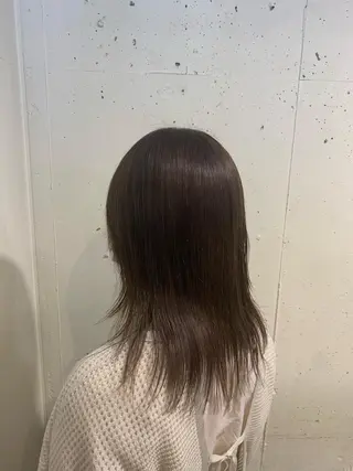 ミディアム カラー 渡邊 陽大のヘアスタイル
