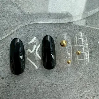 ネイル ⭐︎休業中の練習⭐︎ JNA認定講師髙橋のネイルデザイン