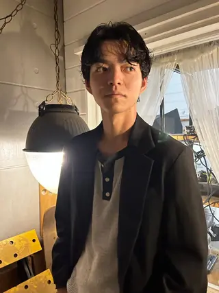 ショート パーマ メンズ DIXBON所属・メンズパーマ ナカムラヒロトのヘアスタイル