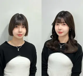 コウ チホウのヘアスタイル