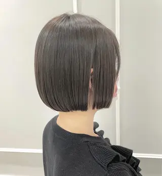 ショート 💎小顔前髪&髪質 改善カラー💎片桐のヘアスタイル
