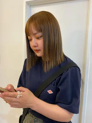 ミディアム カラー ichika/天神 /parc hairのヘアスタイル