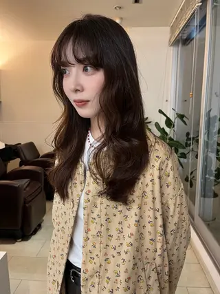 ロング kchiara所属・yura /レイヤーカットのヘアスタイル