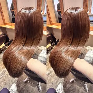 ロング カラー 店長✨️韓国ヘア✖️ 髪質改善カラー／純大のヘアスタイル