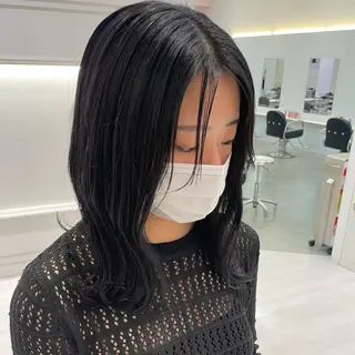 ミディアム カラー ParveMix いしいまお🌼のヘアスタイル