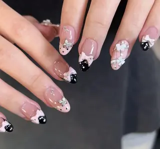 ネイル By moonネイル 🌷ワンホン/韓国風のネイルデザイン