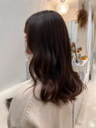 ミディアム カラー パーマ ヘアアレンジ メンズ キッズ ネイル マツエク・マツパ 堀井 凌平のヘアスタイル