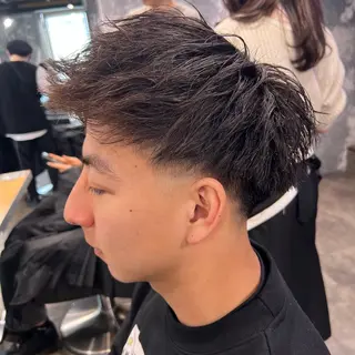 ショート カラー パーマ ヘアアレンジ メンズ キッズ 🔷横浜1のパーマ 職人🔷将太郎のヘアスタイル