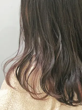 セミロング 似合わせ艶髪カラー ❤️ハダユミのヘアスタイル