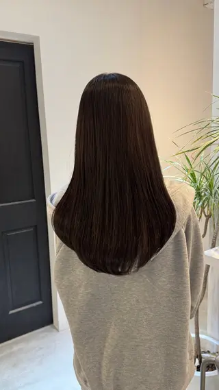 ロング カラー 華奈/オリーブ/ ベージュ/抜け感🥣のヘアスタイル