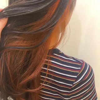 ロング カラー レイヤー/ハイトーン 🧸SENAのヘアスタイル