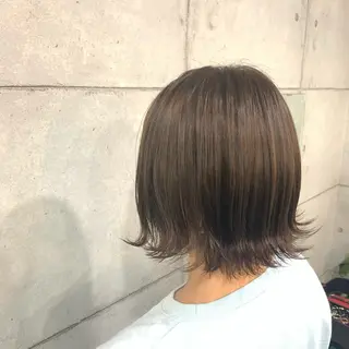 ミディアム カラー パーマ ヘアアレンジ メンズ キッズ ネイル マツエク・マツパ 韓国ボブ/髪質改善 ニュアンス特化RYOのヘアスタイル
