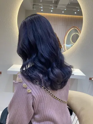 セミロング 🩵縮毛矯正・ボブ 岩原朋也🩵のヘアスタイル