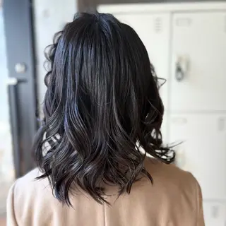 ミディアム ヘアアレンジ ANLY. 明治神宮前所属・うる艶/透明感カラー 🐇🤍もものヘアスタイル