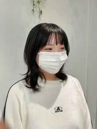 ミディアム 石渡このみ 🍊レイヤーカットのヘアスタイル