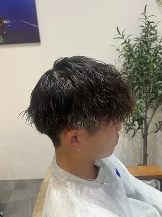 パーマ メンズ 藤田 詩織のヘアスタイル