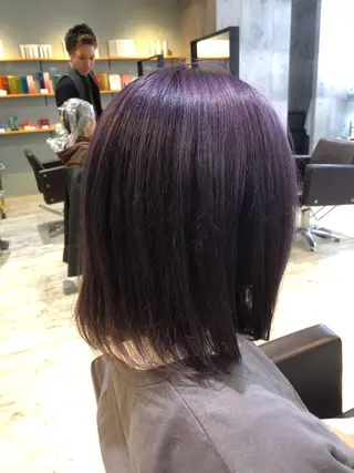 セミロング カラー パーマ ヘアアレンジ メンズ キッズ ネイル マツエク・マツパ MODEK's西宮店 マネージャー神道有基のヘアスタイル