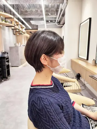 ショート 【似合わせ・レイヤー ・パーマ】海気のヘアスタイル