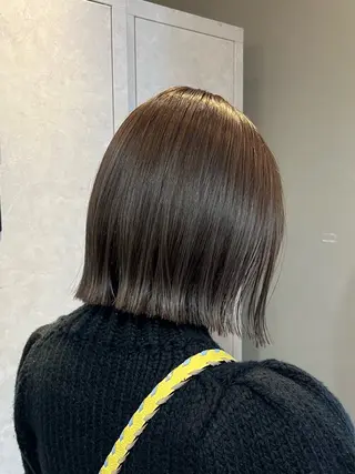 ショート カラー 神戸ボブ✂️ ioe三宮/田 伸佳のヘアスタイル