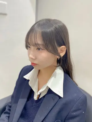 ロング YUZU🎀顔まわり ×レイヤーカットのヘアスタイル