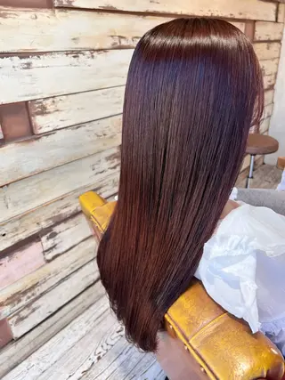 ロング カラー 大塚 実優のヘアスタイル