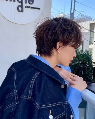 ショート カラー GROW middle所属・山梨 洸のヘアスタイル