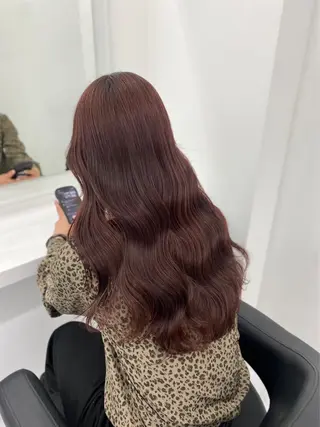 ロング カラー パーマ ヘアアレンジ メンズ キッズ ♥️韓国ヘア レイヤー♥️ゆりのヘアスタイル