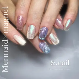 ネイル &.nail/ ニュアンス/持込み可のネイルデザイン