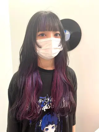 カラー ヘアアレンジ 🧨ブリーチー×ボブ レイヤー💎じゅえるのヘアスタイル