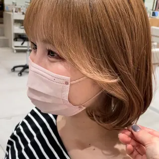 ショート カラー Toiro所属・🤎小顔レイヤー /ベージュ🤎友香のヘアスタイル