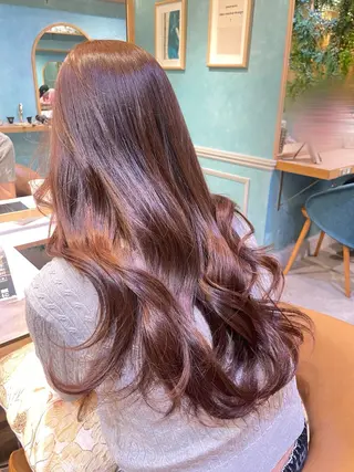 ロング カラー 💜🩷カラーモデル 募集/ゆうり🩷💜のヘアスタイル