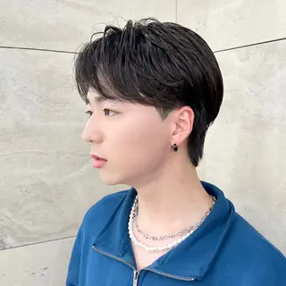 ミディアム カラー パーマ メンズ 【池袋店 店長】伊藤 昂樹/曲がる縮毛矯正のヘアスタイル