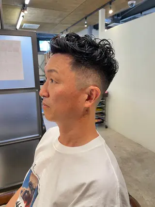 パーマ 女性理容師 さちのヘアスタイル