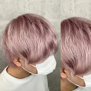 メンズ mimiiy梅田 中崎町ハイトーンのヘアスタイル