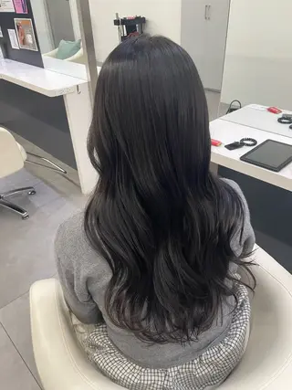 ロング カラー カラーモデル募集/ 森本明花のヘアスタイル