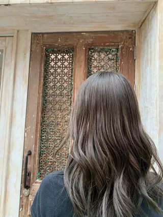 セミロング カラー ヘアアレンジ ネイル Sia中野新橋 『JUNYA』のヘアスタイル