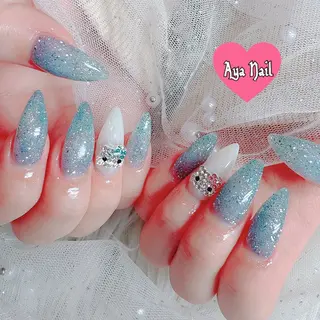 ロング Aya Nailのネイルデザイン